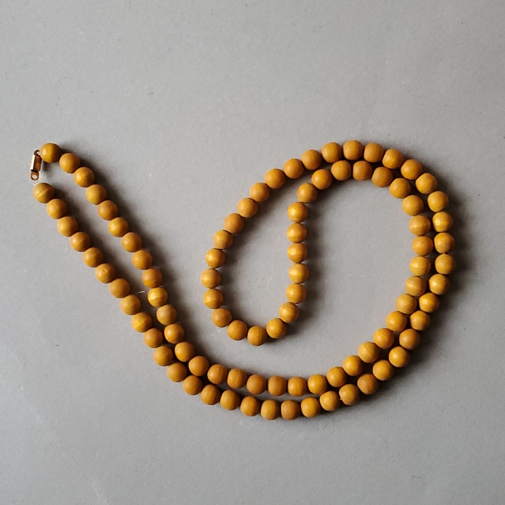 Wooden Boho necklace